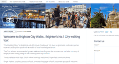 Desktop Screenshot of brightoncitywalks.com