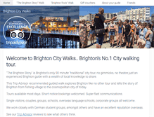 Tablet Screenshot of brightoncitywalks.com